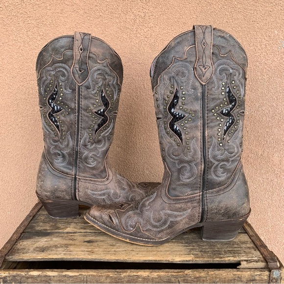 Laredo Women’s Lucretia Studded Western Boot - Picture 10 of 10